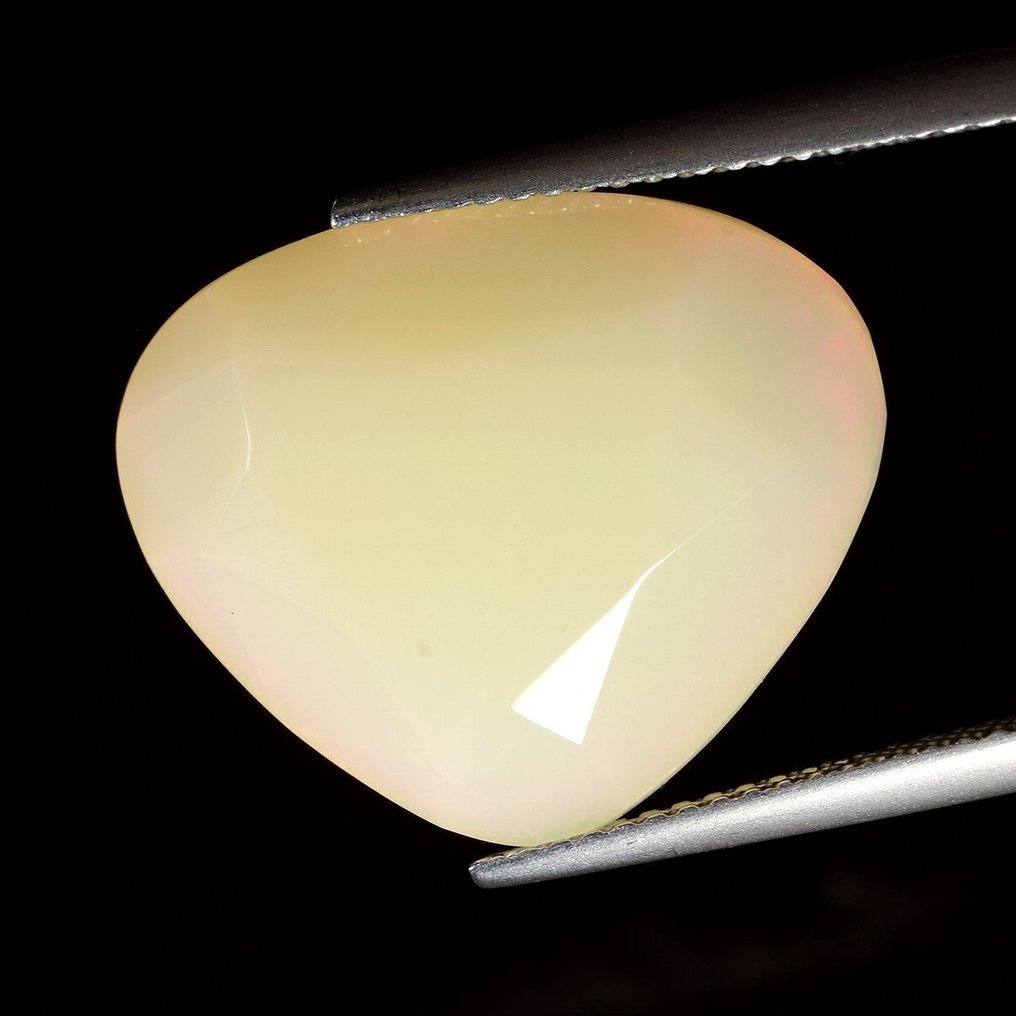 1 pcs Λευκό Οπάλιο - 11.56 ct - Antwerp Laboratory for Gemstone Testing (ALGT) #3.2