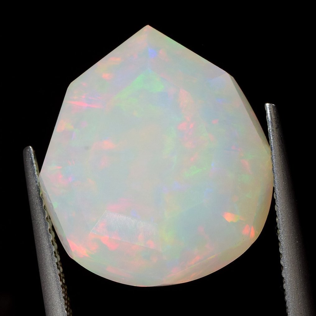 1 pcs Biały Opal - 14.97 ct - Antwerp Laboratory for Gemstone Testing (ALGT) #4.3