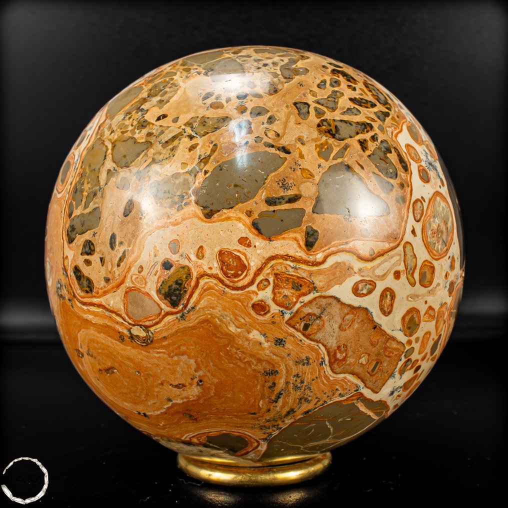 Luonnollinen First Quality Leopard Jasper Sphere- 1909.91 g #3.2
