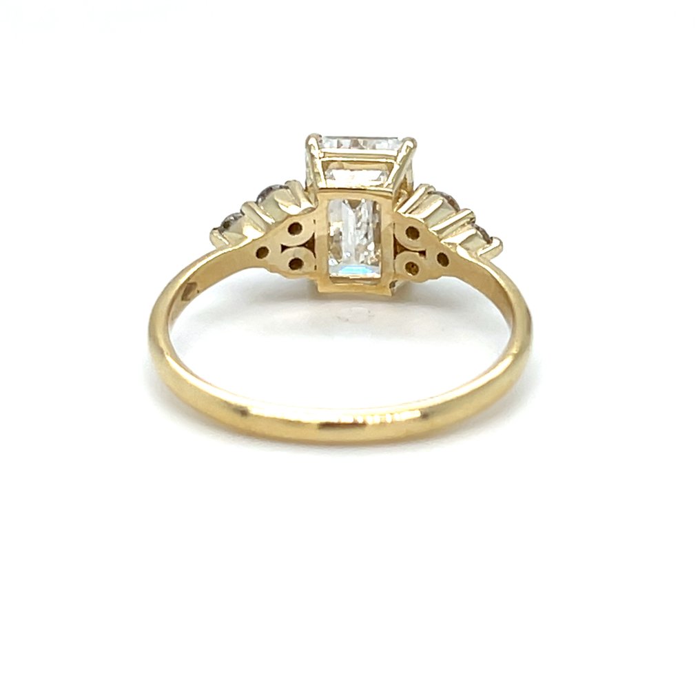 Ingen reservasjonspris - Ring - 14 karat Gull - 3.00ct. tw. Diamant (Lab-dyrket) - Diamant #2.1