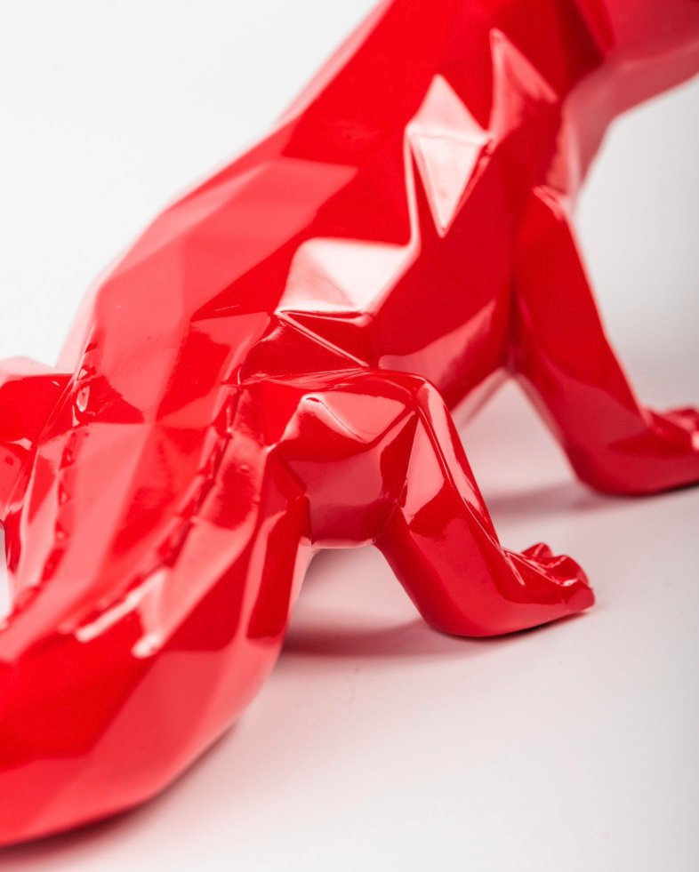 Richard Orlinski (1966) - Croco (Red Orlinski) #3.2