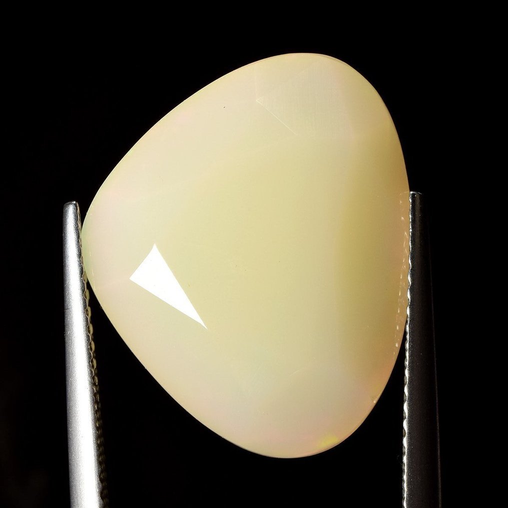 1 pcs Λευκό Οπάλιο - 11.56 ct - Antwerp Laboratory for Gemstone Testing (ALGT) #1.0