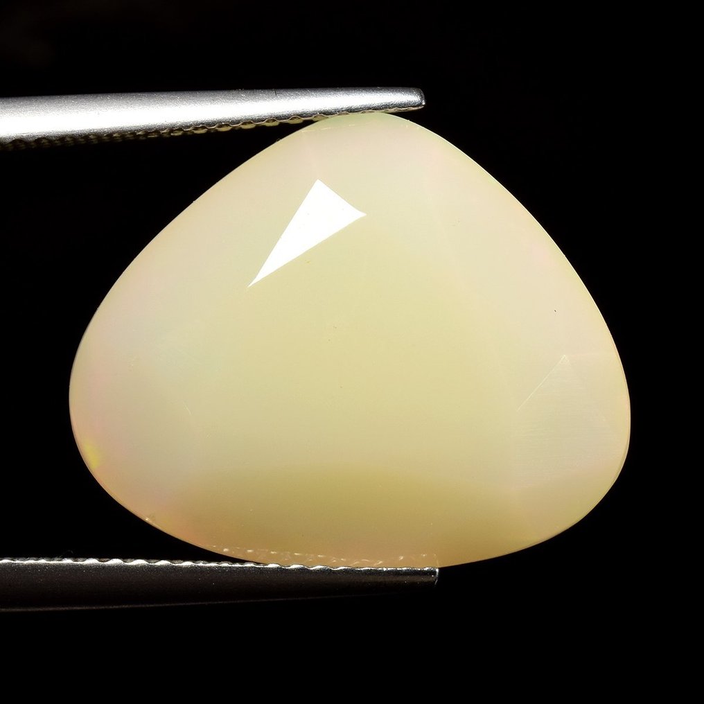 1 pcs Λευκό Οπάλιο - 11.56 ct - Antwerp Laboratory for Gemstone Testing (ALGT) #2.1