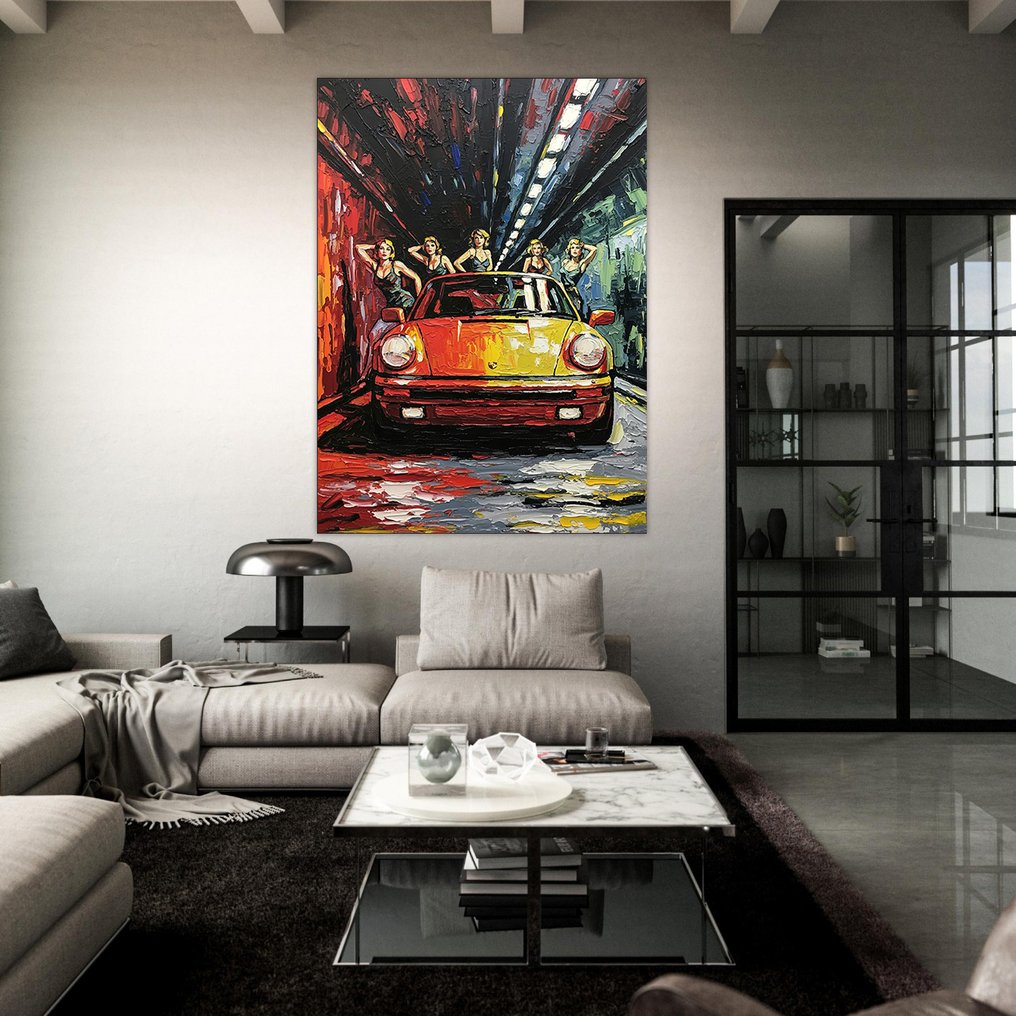 Jacob Hitt - does Porsche 911 Pinups w/COA XXL #4.3