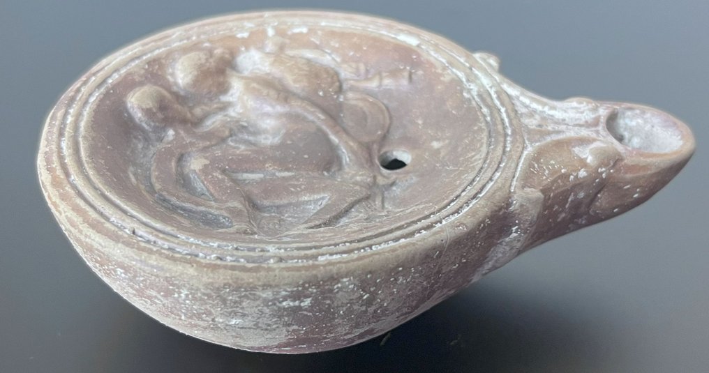 古罗马，帝国 Terracotta 油灯 #3.2