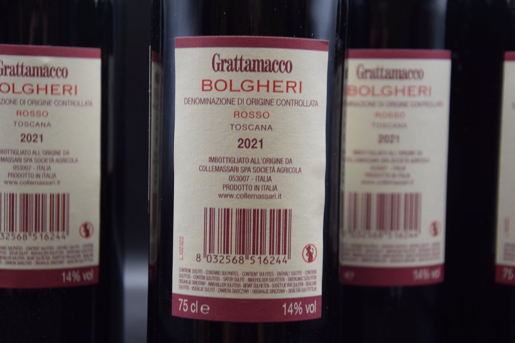2021 Grattamacco - Bolgheri DOC - 6 Bottles (0.75L) #4.3