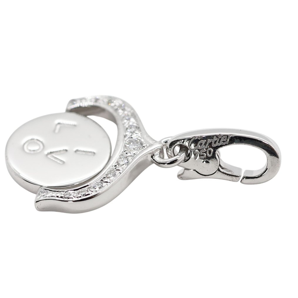 Cartier - 吊坠 - 18K包金 白金 - 钻石 #3.2