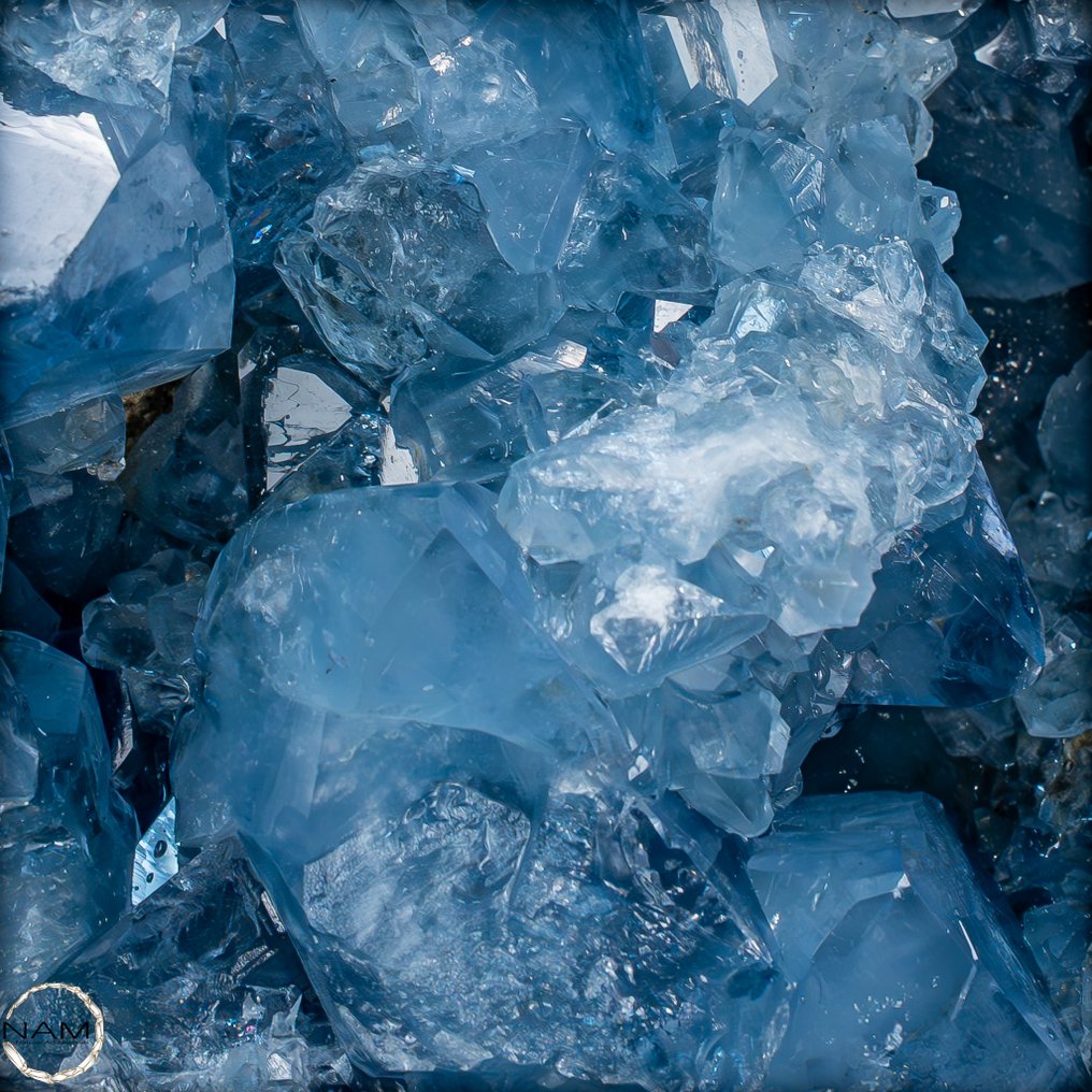 天然天青石晶簇 天蓝色的宝藏来自大地- 4076.46 g #1.0