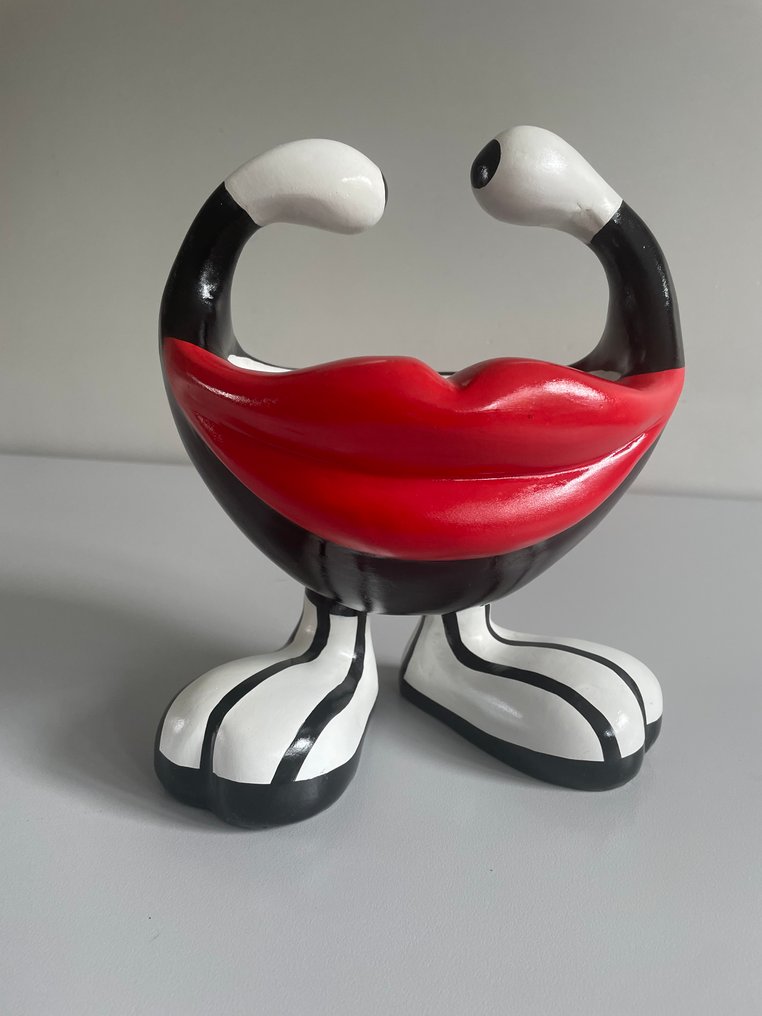 Niloc Pagen (Heerlen, 1960) - Sensual lips - black and white edition #1.0