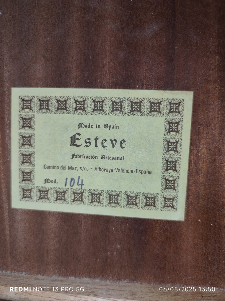 Esteve - Modello 104 -  - Κλασική κιθάρα - Ισπανία - 1960 #4.3