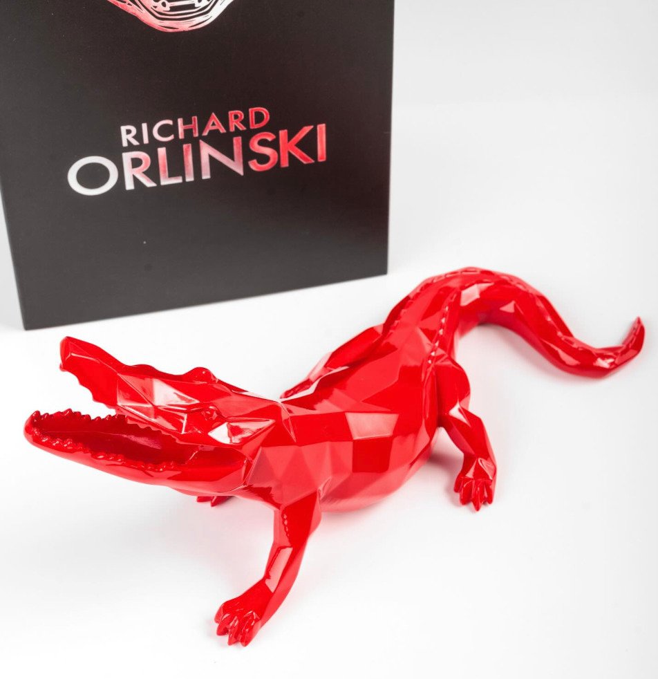Richard Orlinski (1966) - Croco (Red Orlinski) #1.0