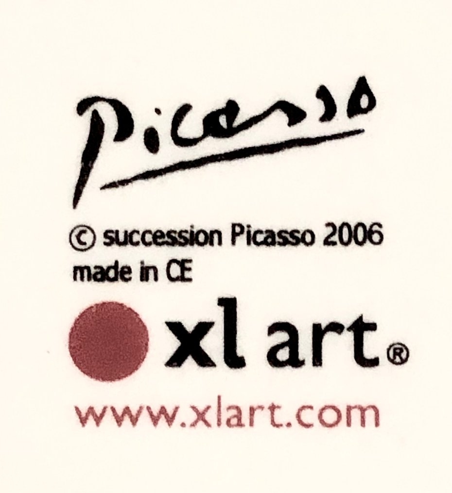 XL art - 煙灰缸 - “The Dove of the Peace” - 瓷器 - 继承毕加索 #4.3