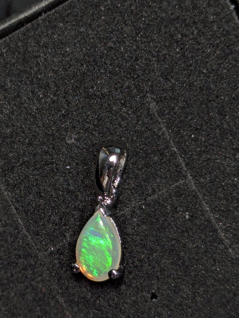 Opaal - Zilver - Hanger - cabochon #2.1
