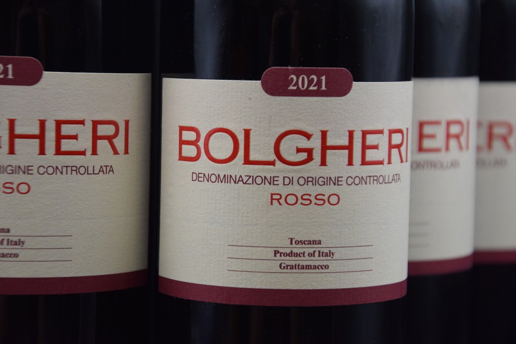 2021 Grattamacco - Bolgheri DOC - 6 Bottles (0.75L) #1.0