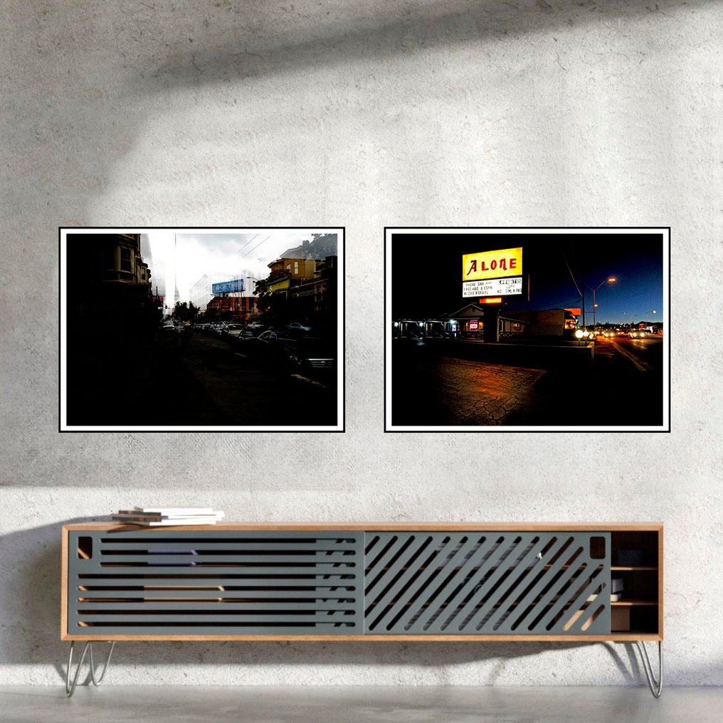 Roberto Cavalli (1971) - 2pc / Together Alone / #538  #607 / double exposure color #1.0