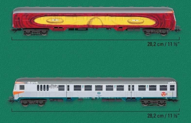 OsGemeos (1974) - Os Gemeos x Märklin, Message Wagons, H0 #1.0