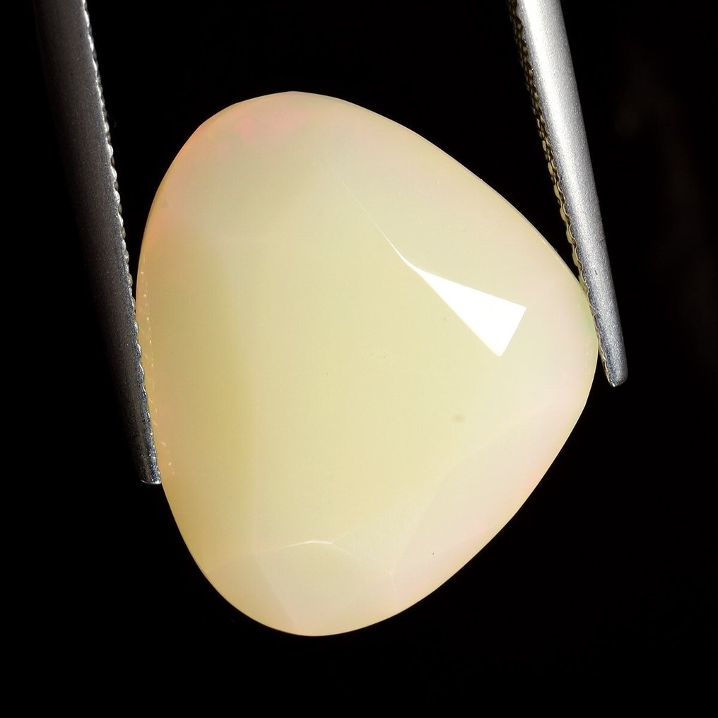 1 pcs Λευκό Οπάλιο - 11.56 ct - Antwerp Laboratory for Gemstone Testing (ALGT) #4.3
