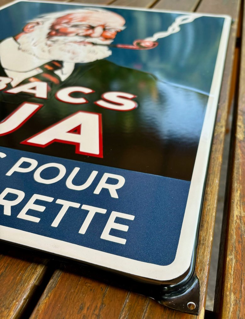 Tabacs Ajja (1934) - Enamel Sign - Enamel - Tabacs Ajja (1934) - Emaille-Schild - Emaille - Enamel plate - Enamel #3.2