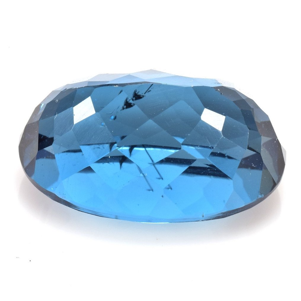 χωρίς τιμή ασφαλείας - 1 pcs Μπλε Τοπάζιο - 28.21 ct - Antwerp Laboratory for Gemstone Testing (ALGT) - London Blue #4.3