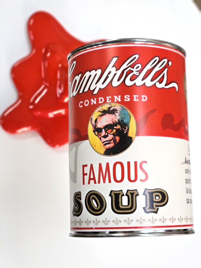 Patryk Konrad - Campbell soup splash can with the famous Andy Warhol - limited edition #3.2