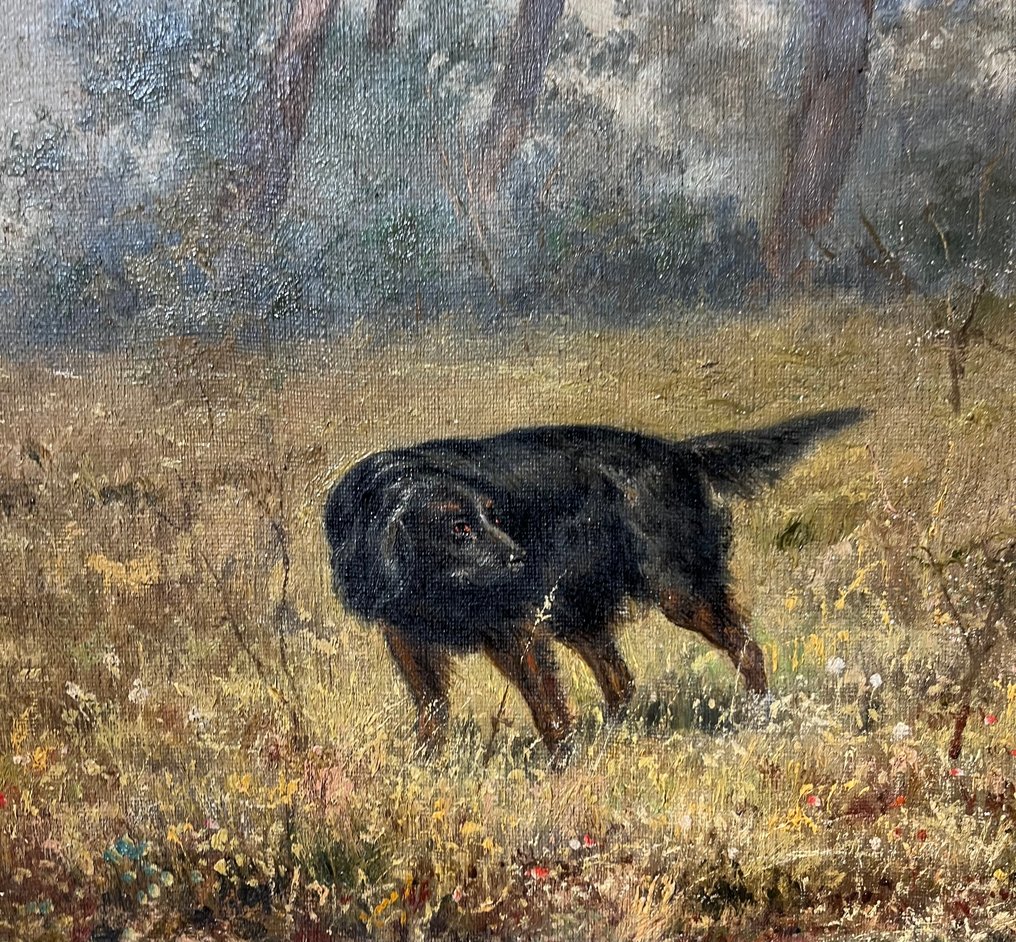 Nicola Ascione (1870-1957) - Cane da caccia #4.3