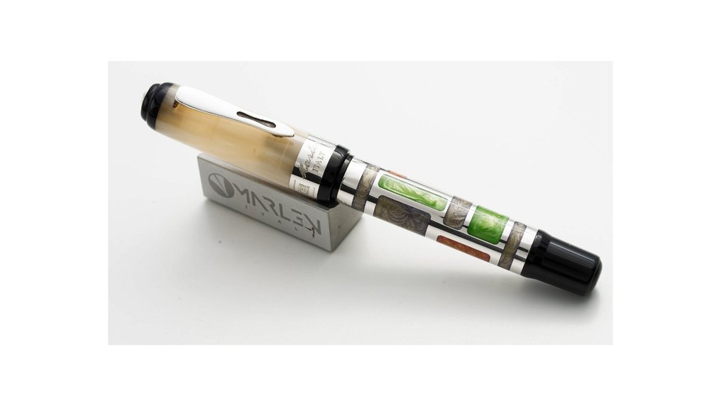 Marlen - Forme Petite - Edizione Speciale in Resina Italiana e Argento 925 smaltato a mano - Στυλό διαρκείας #1.0