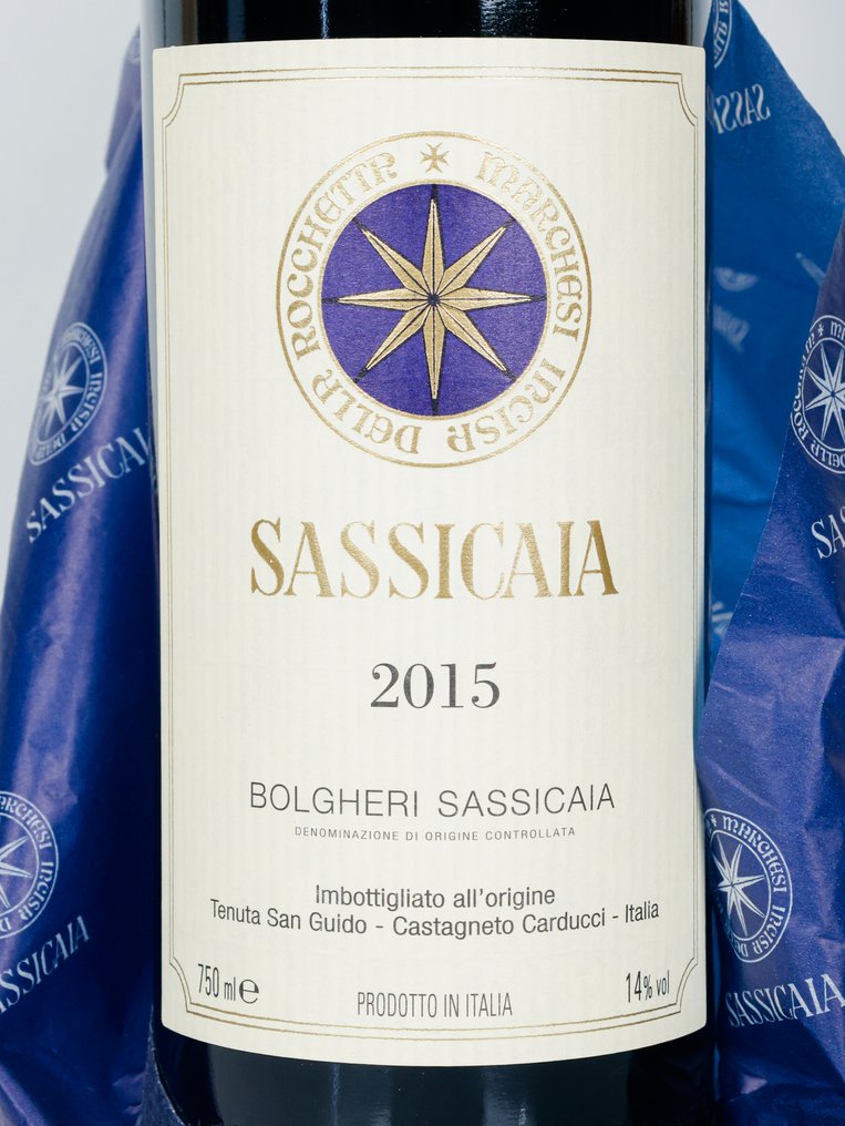 2015 Tenuta San Guido, Sassicaia - Bolgheri DOC - 1 Φιάλη (0,75L) #2.1
