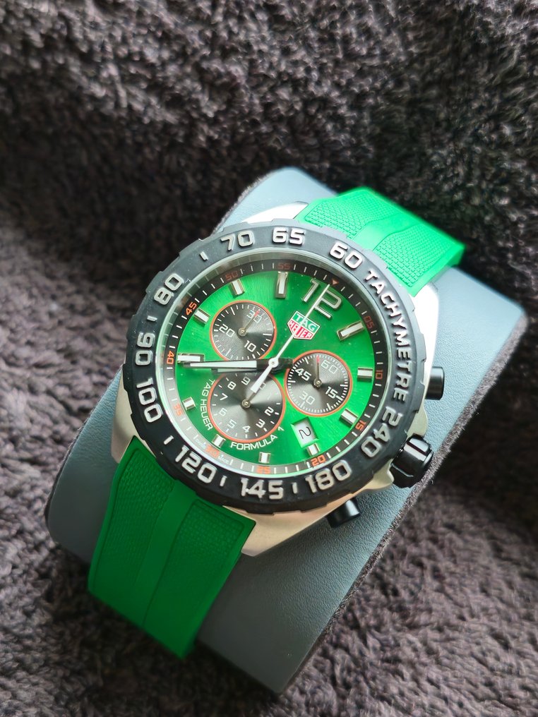 TAG Heuer - Formula 1 Chronograph Green Special2022 Full set Unworn! - Ingen mindstepris - CAZ101AP.WQS3889 - Mænd - 2022 #1.0