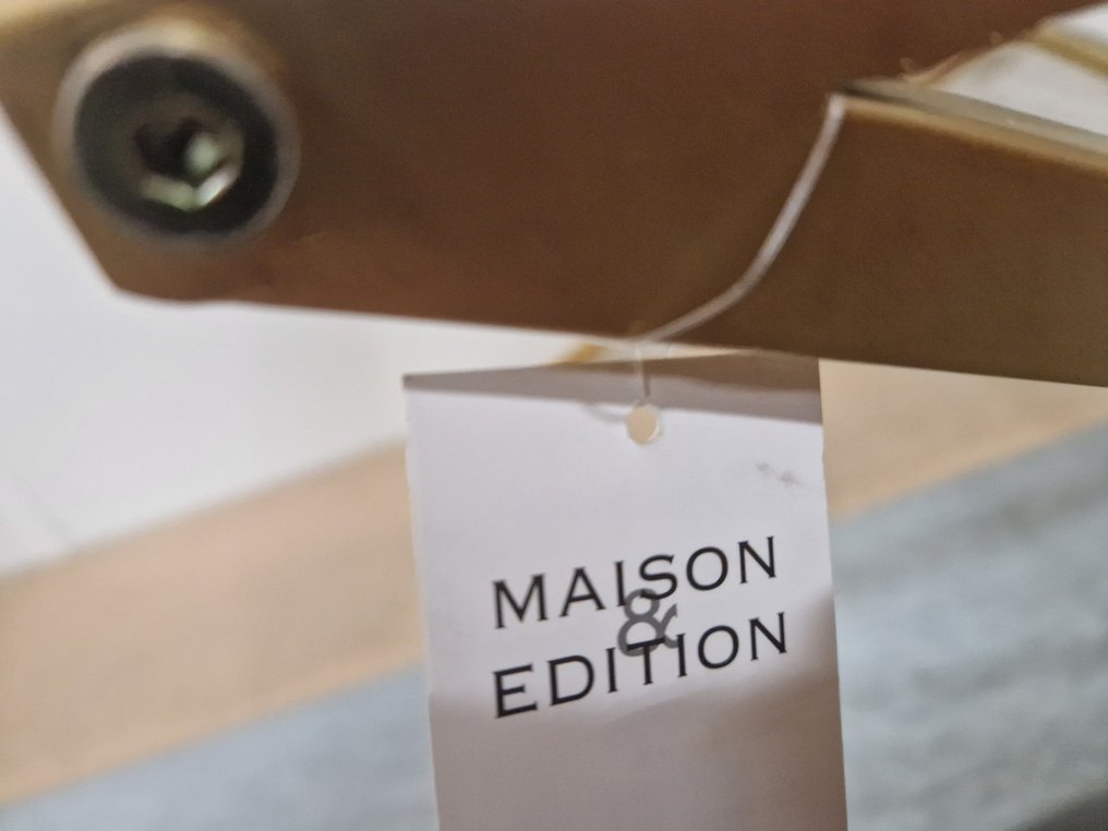 Maison & Edition - Τραπέζι σαλονιού - Ναομί - Μέταλλο, Γυαλί #4.3