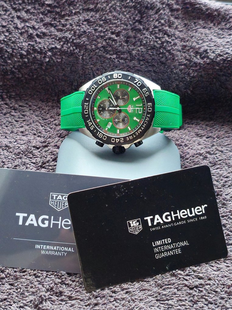 TAG Heuer - Formula 1 Chronograph Green Special2022 Full set Unworn! - Ingen mindstepris - CAZ101AP.WQS3889 - Mænd - 2022 #4.3