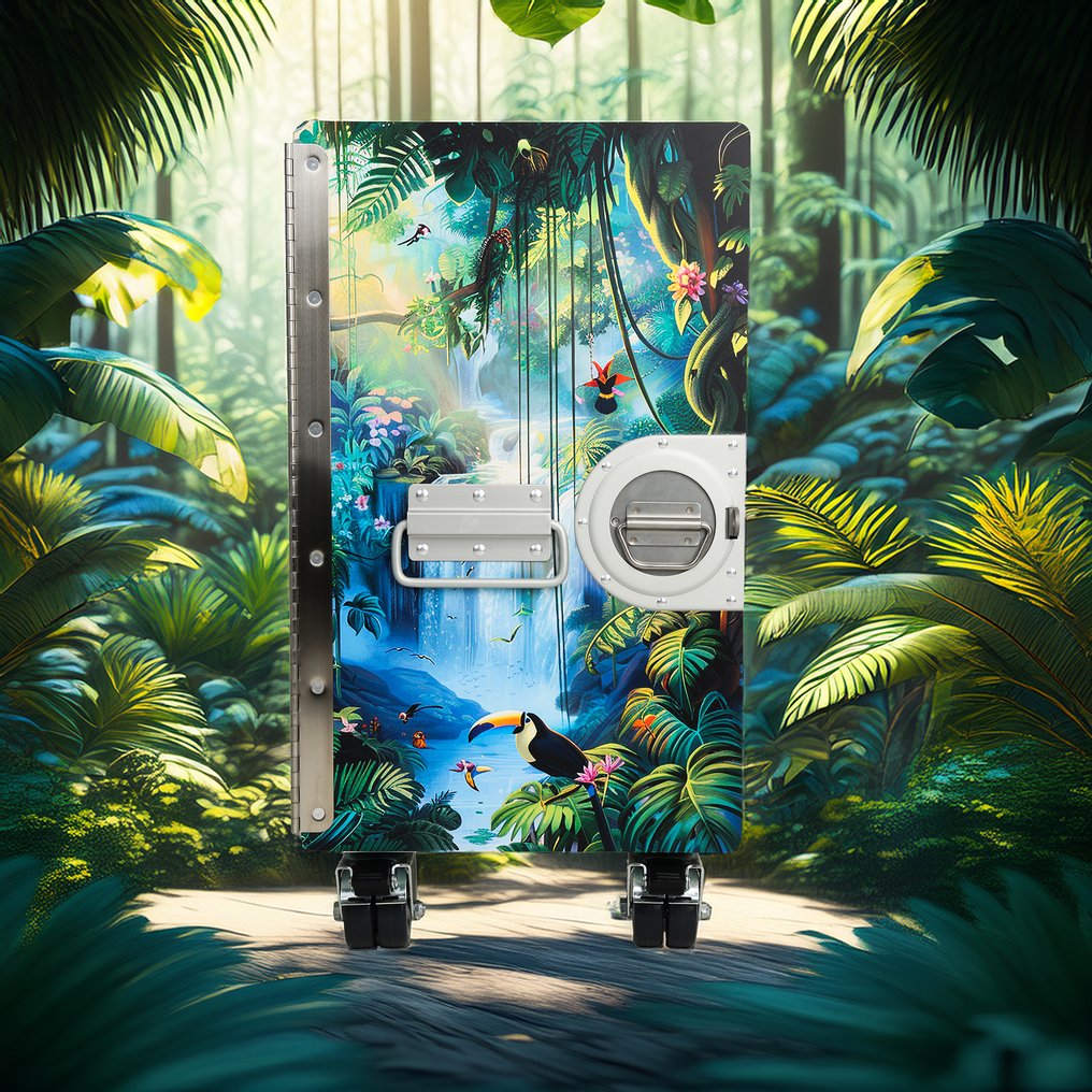 TrapTrading - 航空手推车  - 机舱集装箱、航空公司手推车、床头柜 - 2020年及之后 - 热带丛林 #2.1