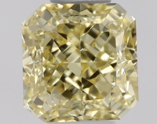 1 pcs 鑽石 (天然) - 0.50 ct - 切角正方形 - VS1 - 美國寶石學院(Gemological Institute of America (GIA)) - 华丽的浓烈黄色 #1.0