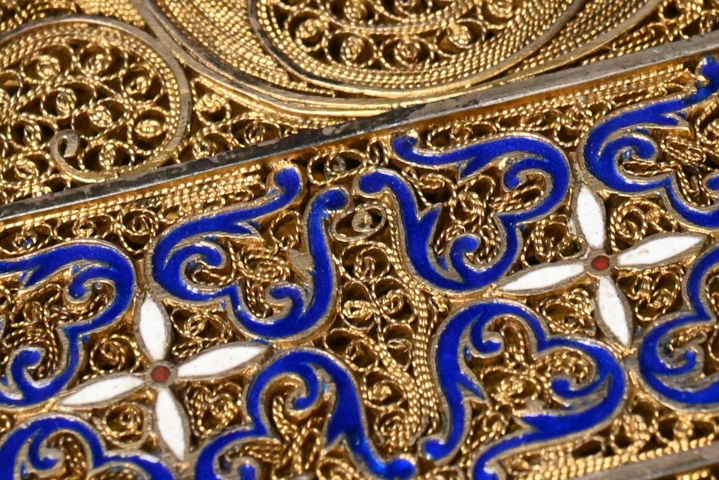 Cutie Bijuterii - Argint, Smalț #4.3