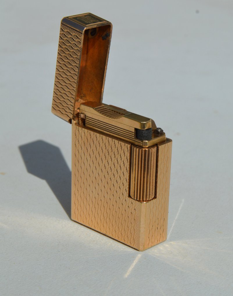 S.T. Dupont - Line 1 Small, BR. Total Pattern - Taskusytytin - Kulta #1.0