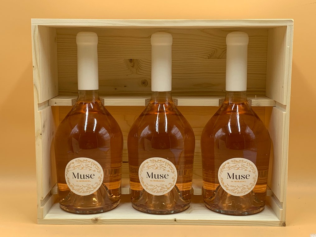 2024 Muse de Miraval "Rosé" " Angélina Jolie & Brad Pitt" - Côtes de Provence - 3 Bottles (0.75L) #1.0