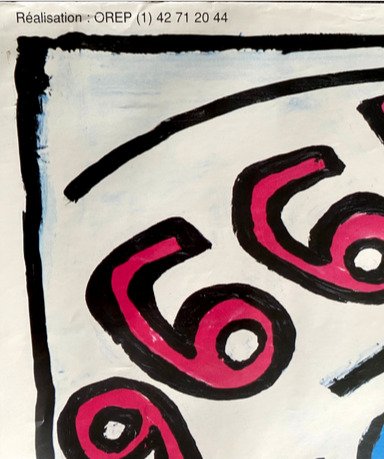 Robert Combas (1957) - Poster - Faites De La Musique 1996 #1.0