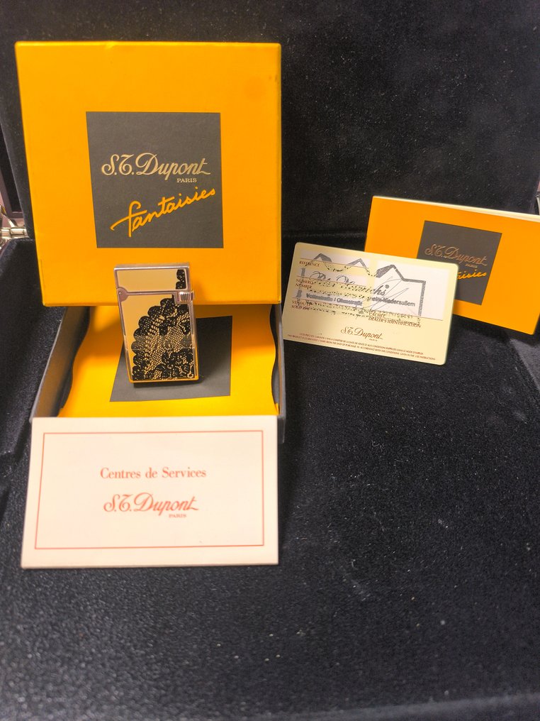 S.T. Dupont - Line d - Lighter - Forsølvet #1.0