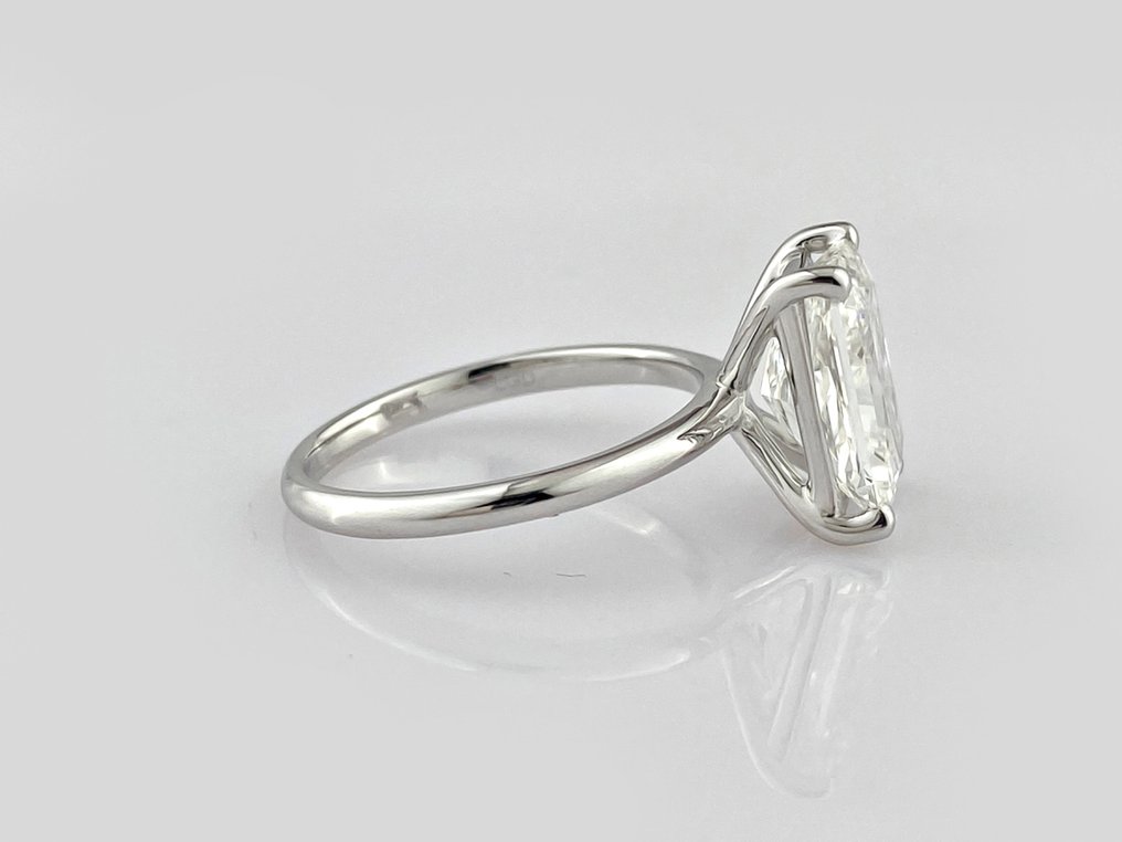 戒指 - 14K包金 白金 - 3.60ct. tw. 钻石 (实验室培育) #3.2