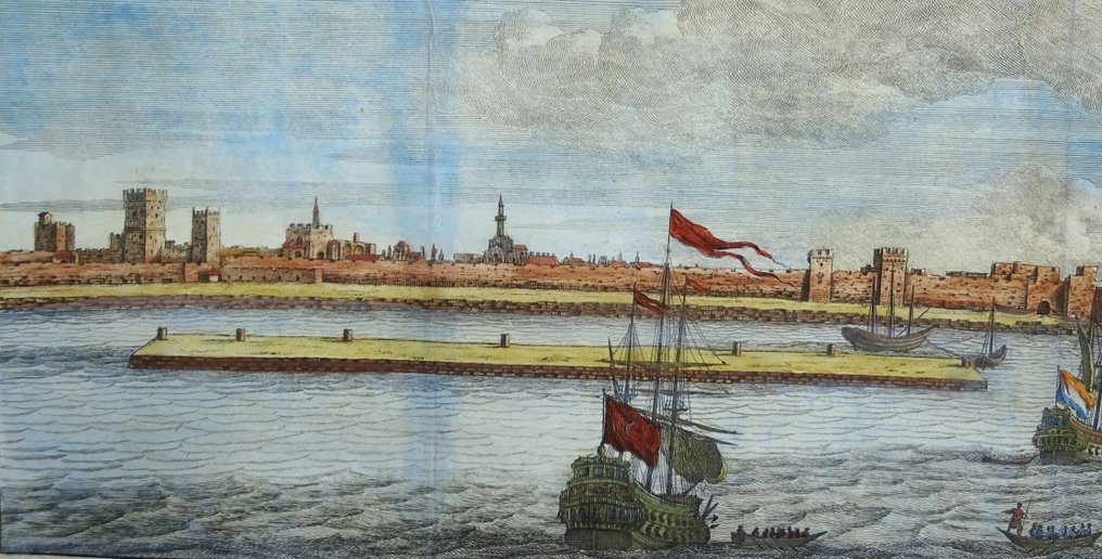 Greece - Rhodes; C. de Bruyn - Rhodus - 1681-1700 #3.2