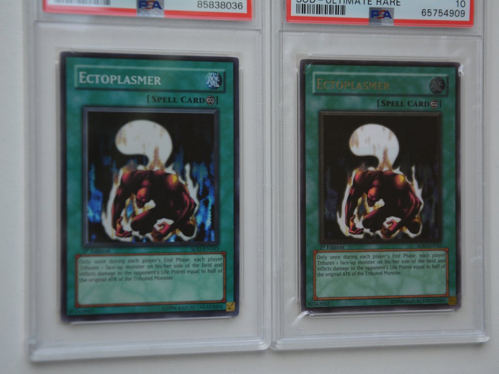 Konami - 2 Graded card - Yu-Gi-Oh! - Ectoplasmer EN043 First edition, Secret rare - PSA 10 #3.2