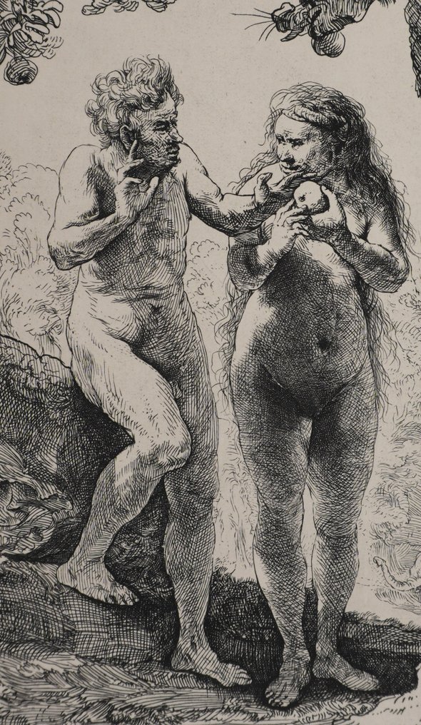Rembrandt Van Rijn (1606-1669), after - Adam et Eve #4.3
