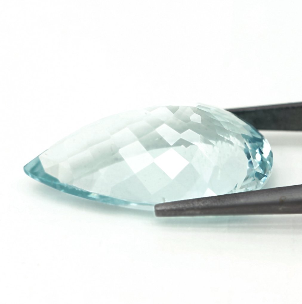 1 pcs  蓝色 海蓝宝石  - 15.14 ct - 国际宝石研究院（IGI） #4.3