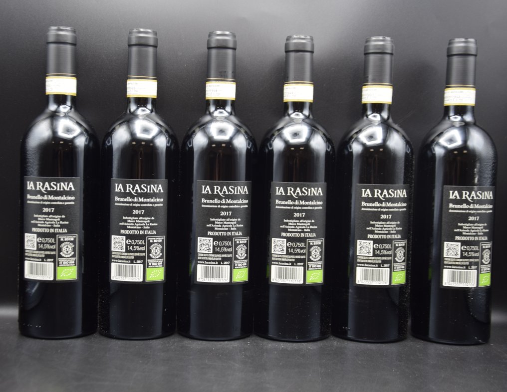 2017 La Rasina - Μπρουνέλο ντι Μονταλσίνο DOCG - 6 Bottles (0.75L) #4.3