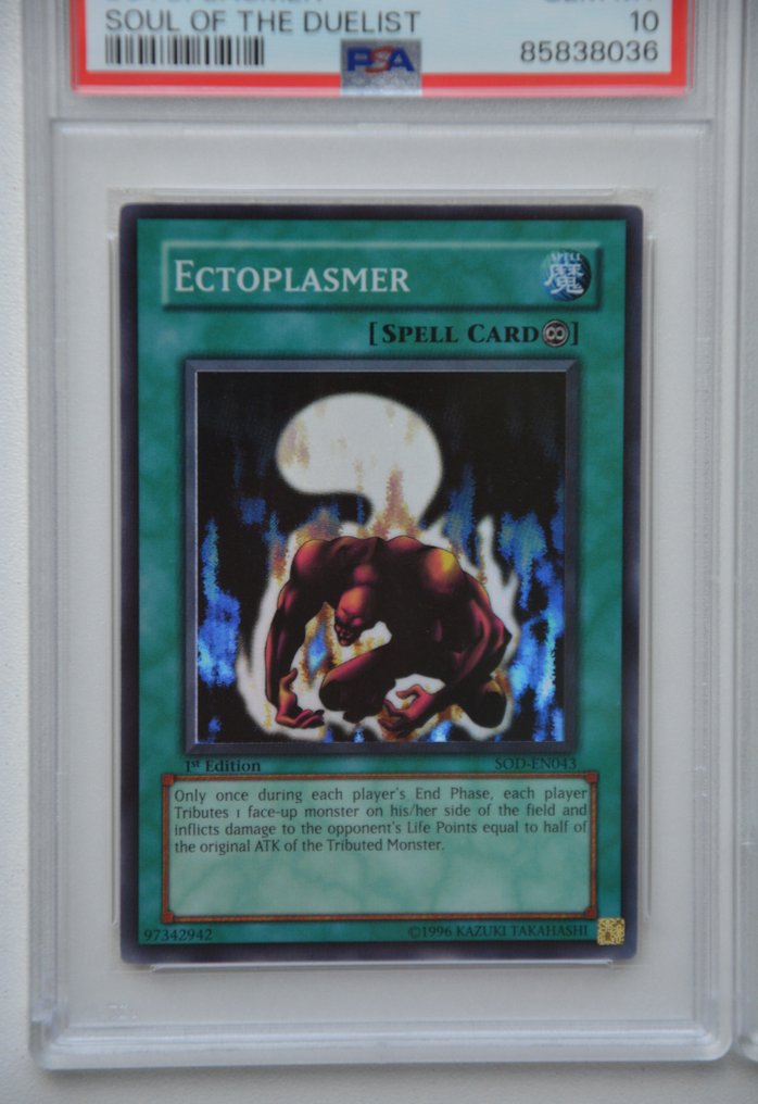 Konami - 2 Graded card - Yu-Gi-Oh! - Ectoplasmer EN043 First edition, Secret rare - PSA 10 #1.0