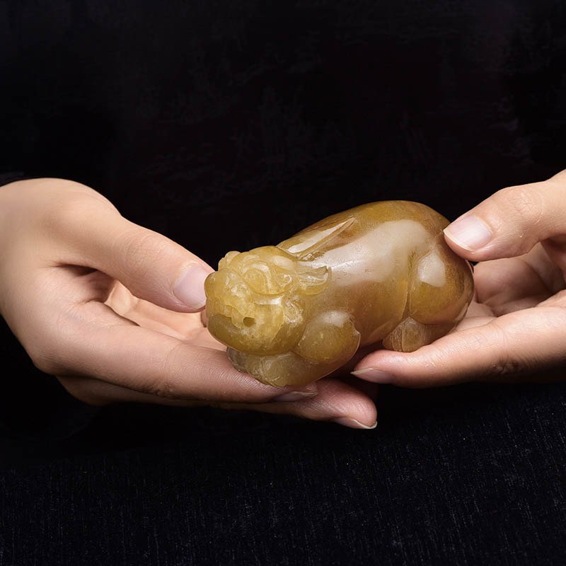 ALGT Πιστοποιημένο - Πολύ αποκλειστικό φυσικό χαλαζία Huanglong Μια δεξιοτεχνική σύνθεση καλλιτεχνίας και φυσικής κομψότητας- 274.45 g #1.0