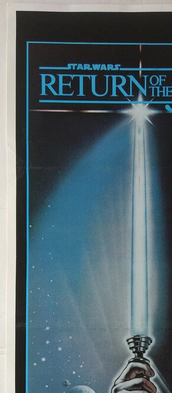 Drew Struzan - Star Wars Episode VI: Return of the Jedi - Rare !! 1983 Original US Theatre Release Insert Poster (830013) - Style A #3.2