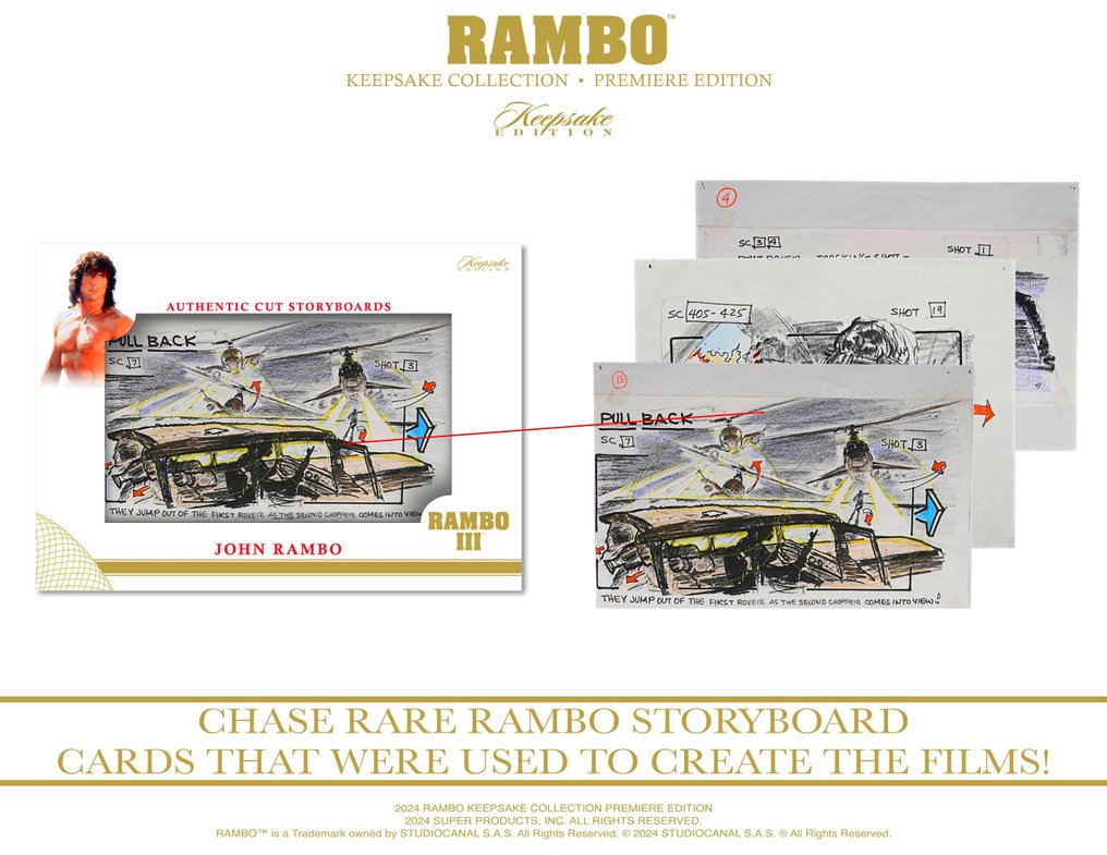 Keepsake - RAMBO Premiere Edition Hobby Box (Relic Card Garantie!) - 1 Sealed box #2.1