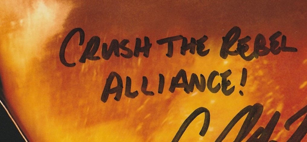 Star Wars Episode V: The Empire Strikes Back - Signed by C Andrew Nelson (Darth Vader) #4.3