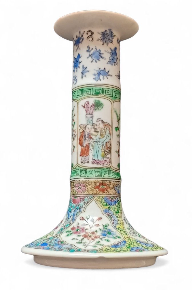 Ginger jar (2) - Porcelain - Family Rose Canton Vases #3.2