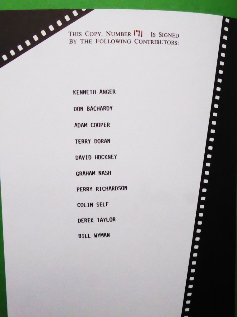 Michael Cooper - Blinds & Shutters [Signed by David Hockney, Kenneth Anger, Don Bachardy, Adam Cooper a.o.] - 1990 #2.1